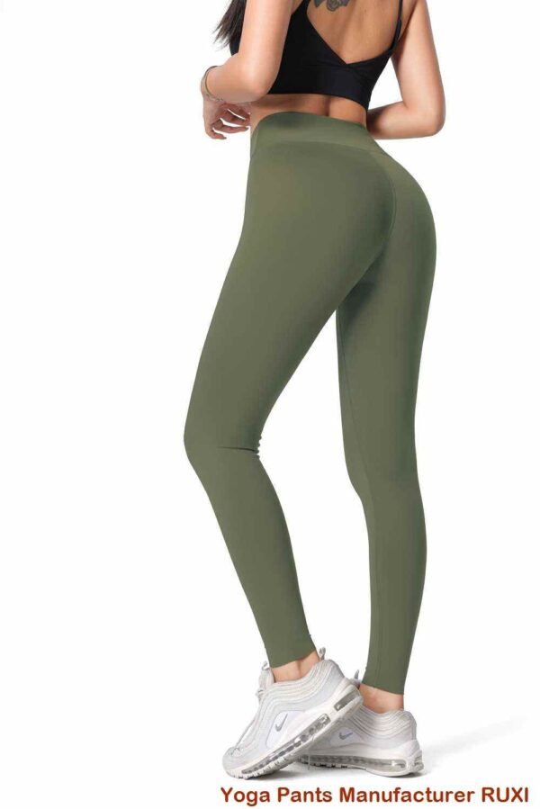براؤن فلیئر یوگا پتلون RUXI bj371