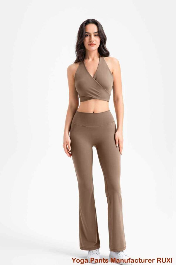 بھڑک اٹھنا ribbed leggings RUXI