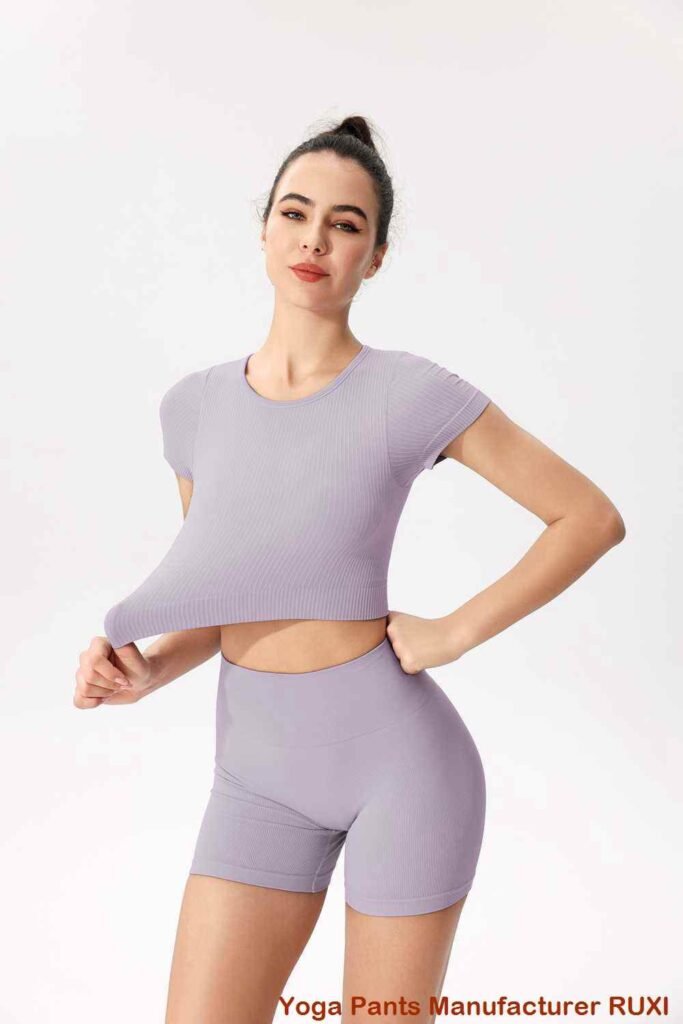 چوڑی ٹانگوں والی یوگا پتلون RUXI